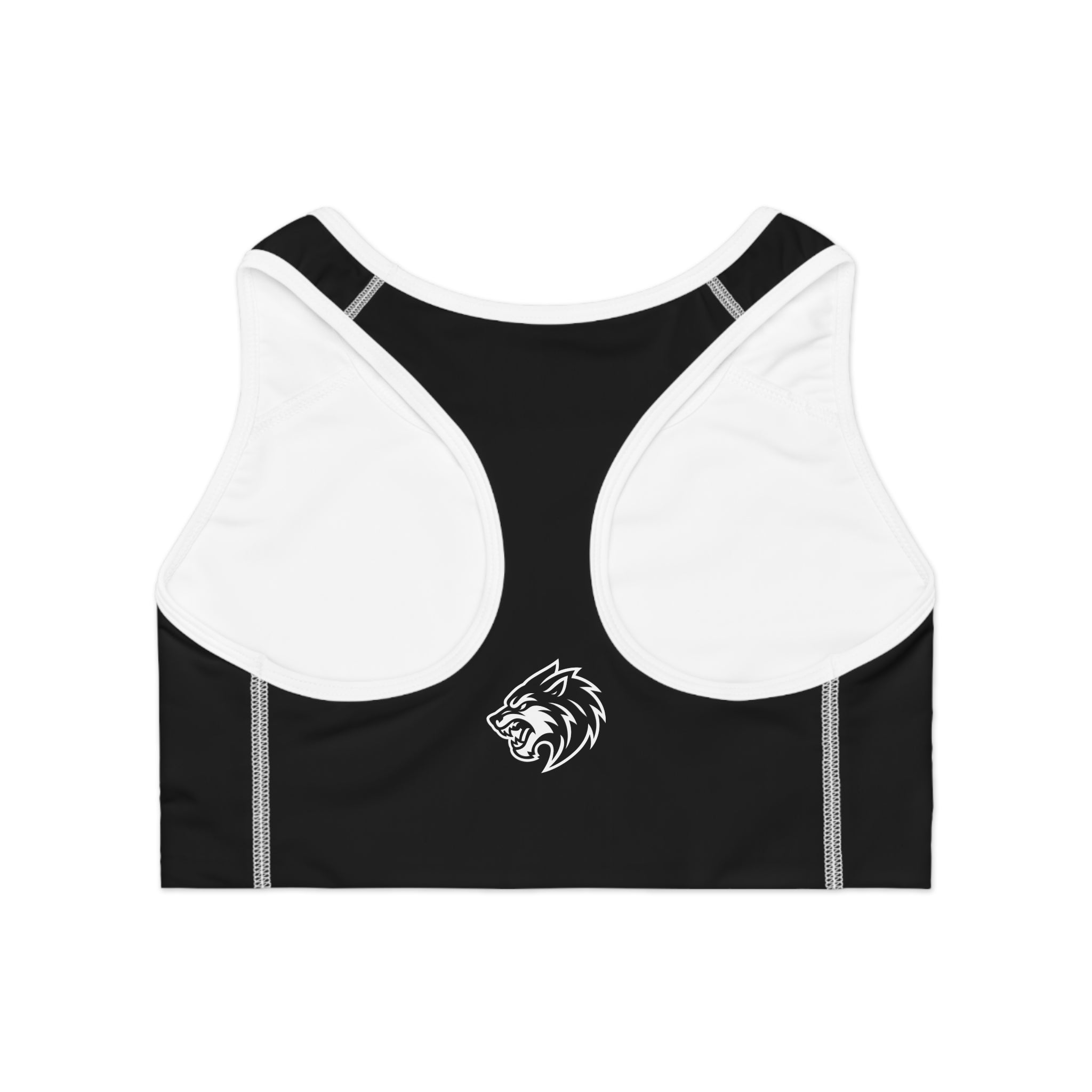 Wolves Code Sports Bra, Athletic Wear for Fitness, Gym, Running, Workout Apparel, Cool Design for Sports Lovers