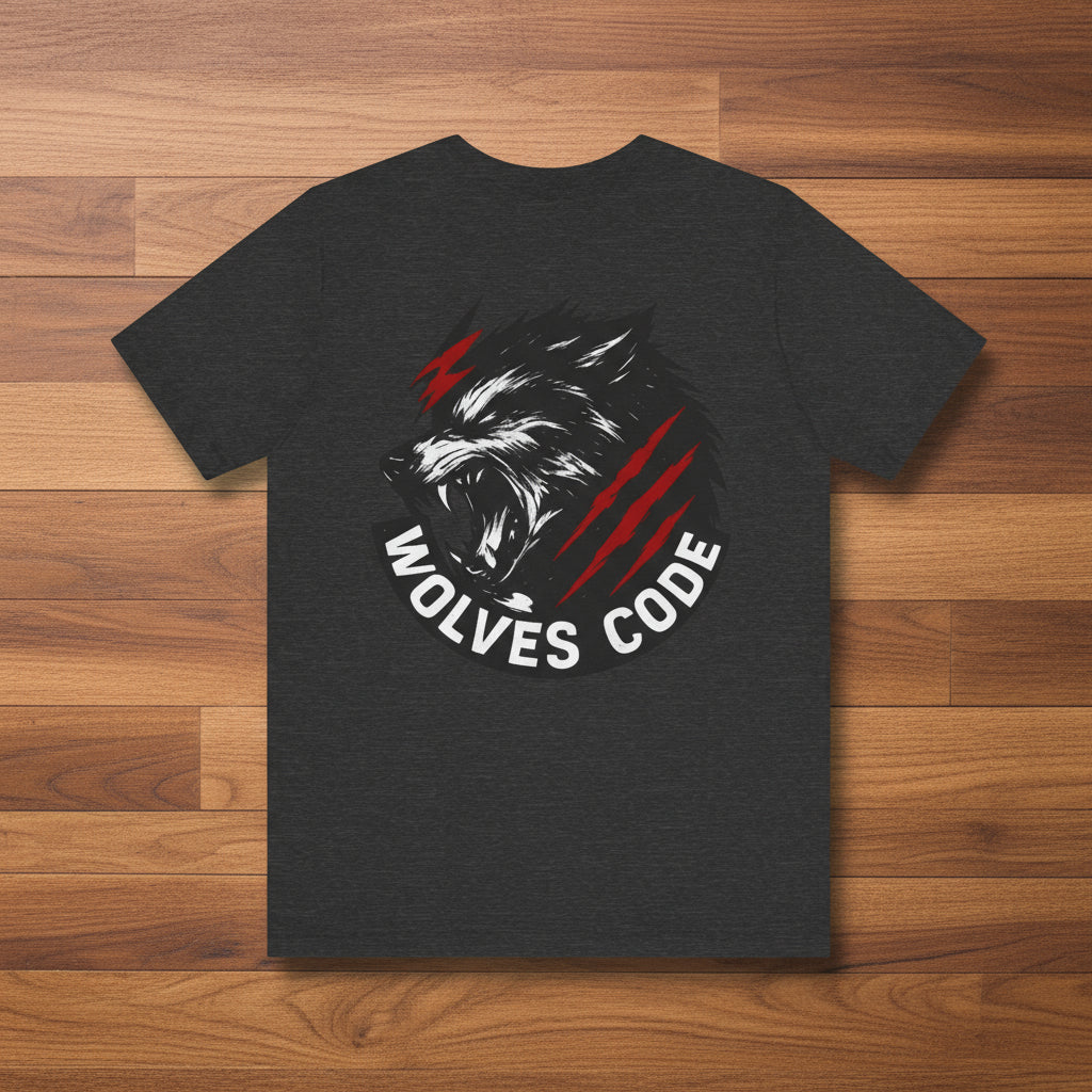 Alpha Wolf Wolves Code T-Shirt - Bold
