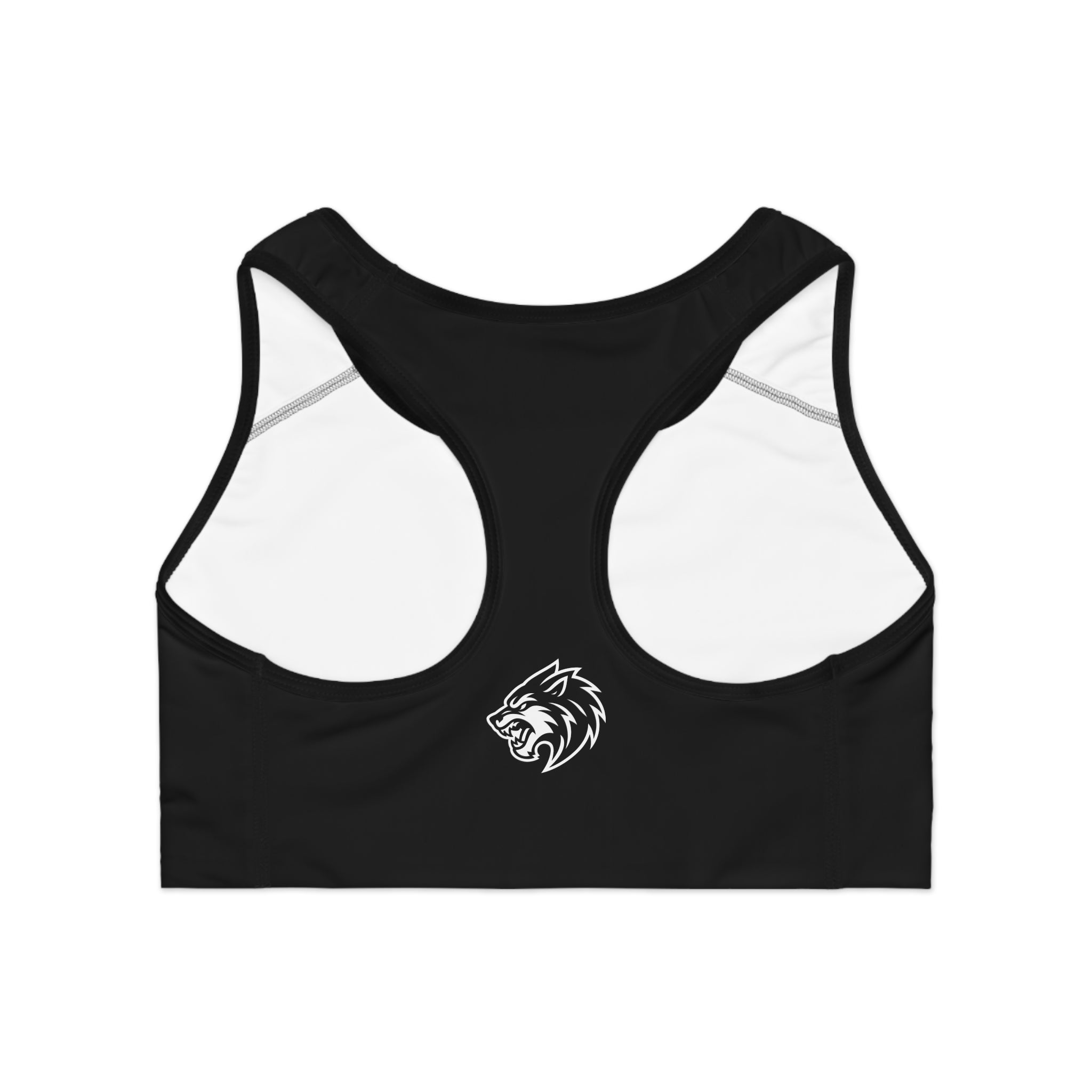 Wolves Code Sports Bra, Athletic Wear for Fitness, Gym, Running, Workout Apparel, Cool Design for Sports Lovers