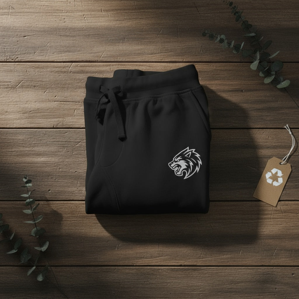 Men's Wolves Code Embroidered Joggers